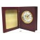 High Gloss Mahogany Clock Plaque